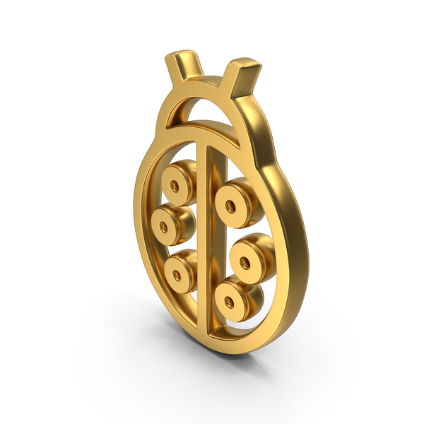Symbols: Bug Gold symbol PNG & PSD Images Symbols: Bug Gold symbol PNG & PSD Images