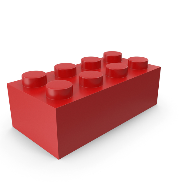 Block: Building Toy Brick 2x4x1 PNG & PSD Images