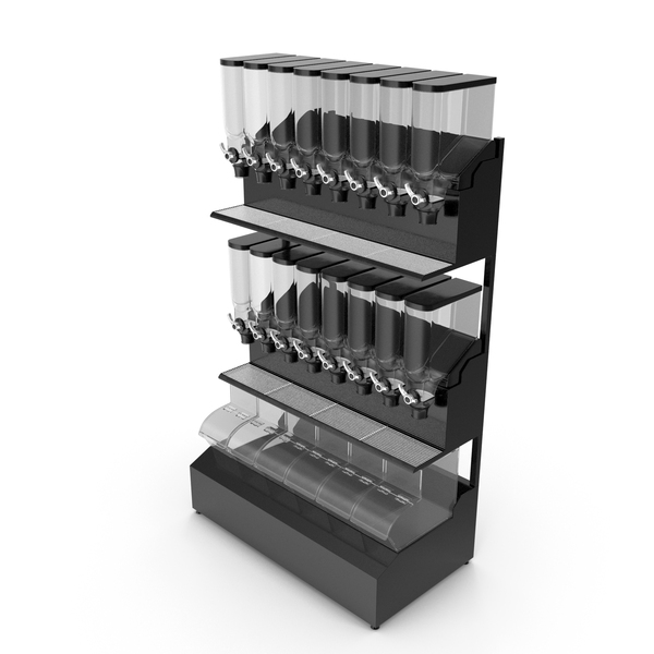 Food Dispenser: Bulk Wholefood Retail Display Unit PNG & PSD Images Food Dispenser: Bulk Wholefood Retail Display Unit PNG & PSD Images
