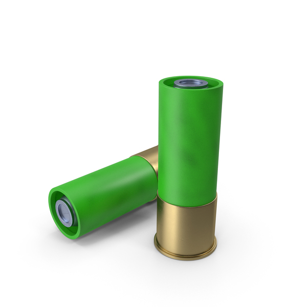 Shotgun Shell: Bullets Green PNG & PSD Images