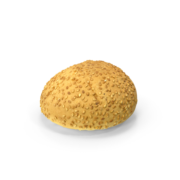 Bun With Sesame Seeds PNG & PSD Images Bun With Sesame Seeds PNG & PSD Images