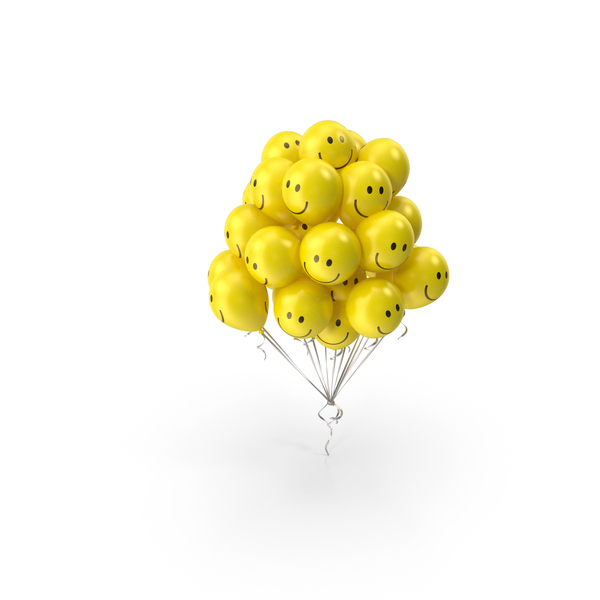 Holiday Accessories: Bunch of Balloons Smile PNG & PSD Images