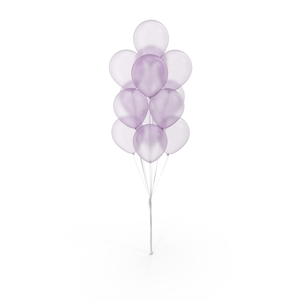 Bunch of Transparent Balloons PNG & PSD Images