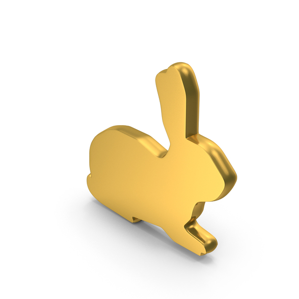 Symbols: Bunny Easter Festival Decorative Symbol Gold PNG & PSD Images Symbols: Bunny Easter Festival Decorative Symbol Gold PNG & PSD Images