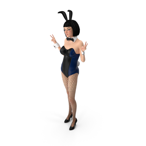 Bunny Girl Peace PNG & PSD Images Bunny Girl Peace PNG & PSD Images