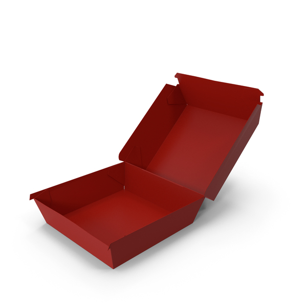 Takeaway Food Container: Burger Box Opened Red PNG & PSD Images Takeaway Food Container: Burger Box Opened Red PNG & PSD Images