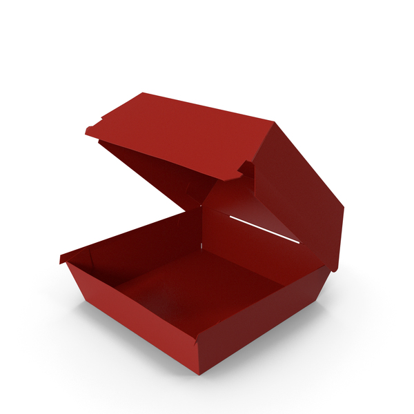 Takeaway Food Container: Burger Box Opened Red PNG & PSD Images Takeaway Food Container: Burger Box Opened Red PNG & PSD Images