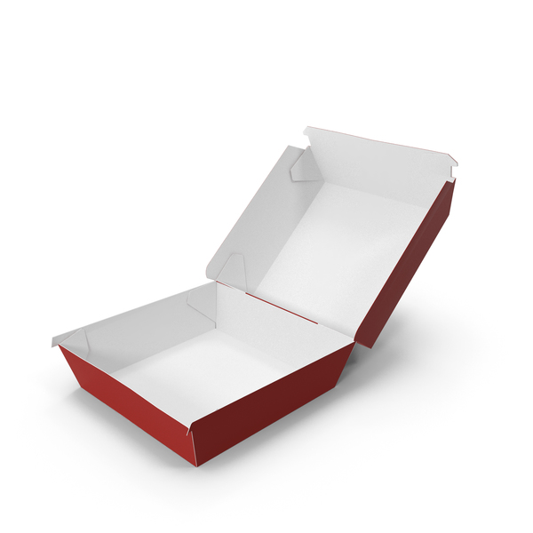 Takeaway Food Container: Burger Box Opened Red White PNG & PSD Images Takeaway Food Container: Burger Box Opened Red White PNG & PSD Images