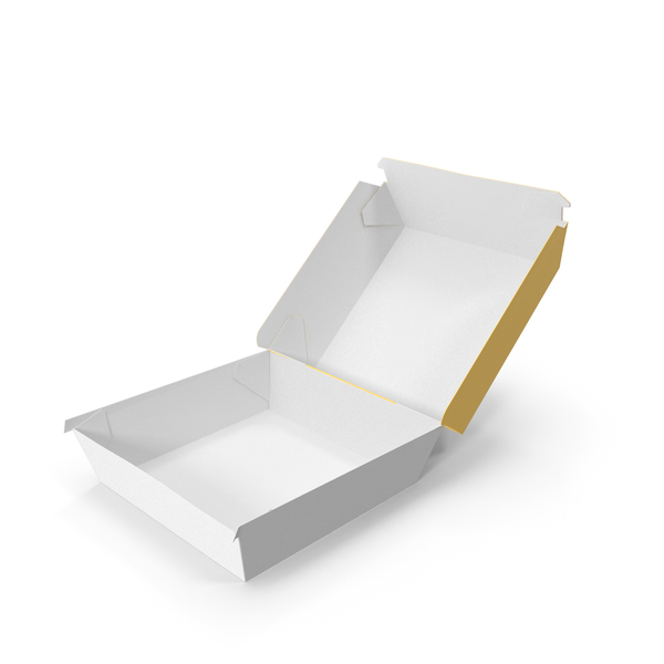 Takeaway Food Container: Burger Box Opened Yellow White PNG & PSD Images Takeaway Food Container: Burger Box Opened Yellow White PNG & PSD Images