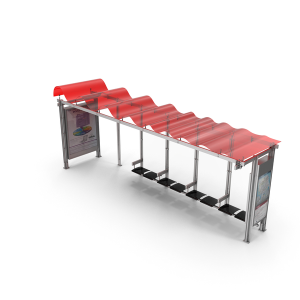Stop Enclosure: Bus Shelter - San Francisco PNG & PSD Images