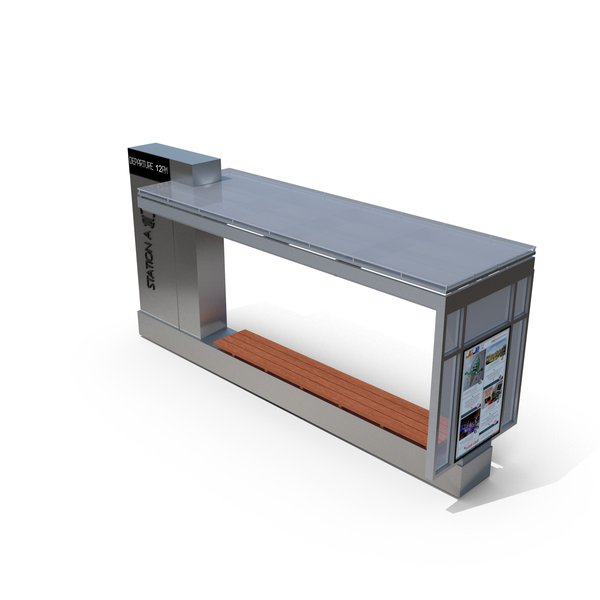 Stop Enclosure: Bus Station PNG & PSD Images Stop Enclosure: Bus Station PNG & PSD Images