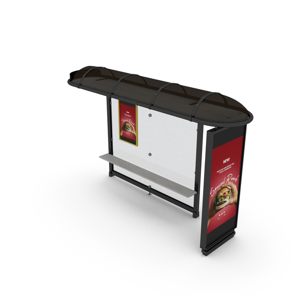 Stop Enclosure: Bus Station PNG & PSD Images Stop Enclosure: Bus Station PNG & PSD Images