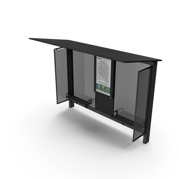Enclosure: Bus Stop PNG & PSD Images