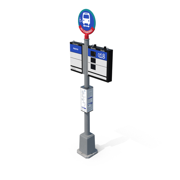 Traffic Signs: Bus Stop Sign With Route PNG & PSD Images Traffic Signs: Bus Stop Sign With Route PNG & PSD Images
