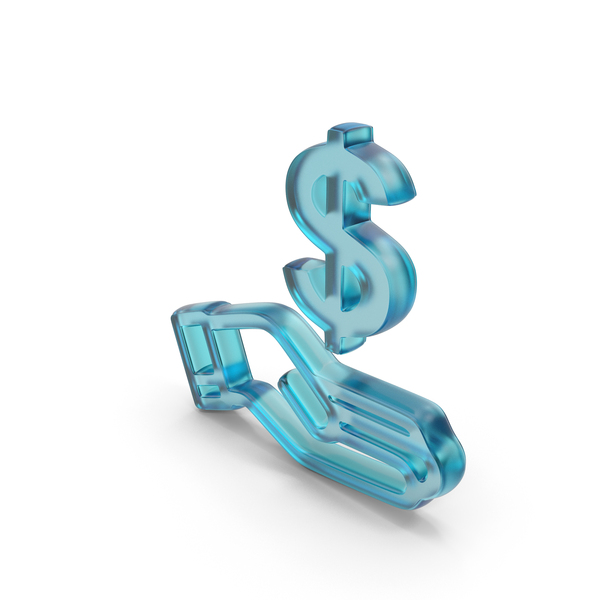 Symbols: Business Loan Dollar Symbol Glass PNG & PSD Images