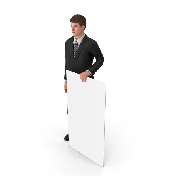Businessman John Holding Sign PNG & PSD Images Businessman John Holding Sign PNG & PSD Images