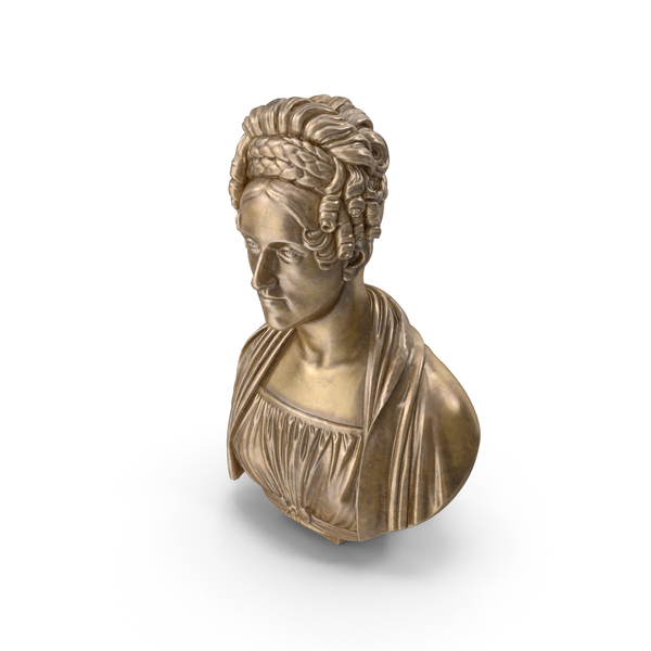 Bust of Caroline Bronze PNG & PSD Images Bust of Caroline Bronze PNG & PSD Images