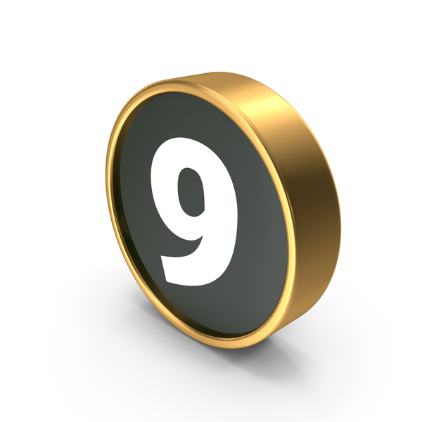 Number: Button 9 PNG & PSD Images Number: Button 9 PNG & PSD Images