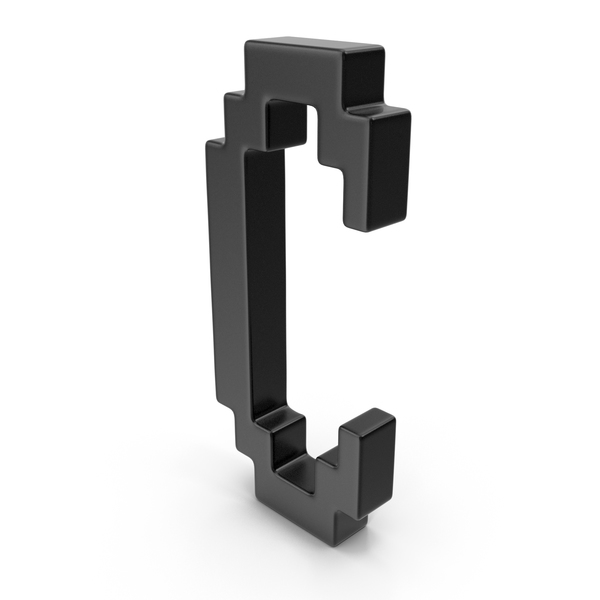 Language: C Letter Black PNG & PSD Images