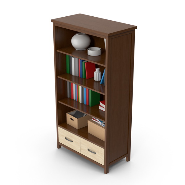 Bookcase: Cabinet with Books PNG & PSD Images Bookcase: Cabinet with Books PNG & PSD Images