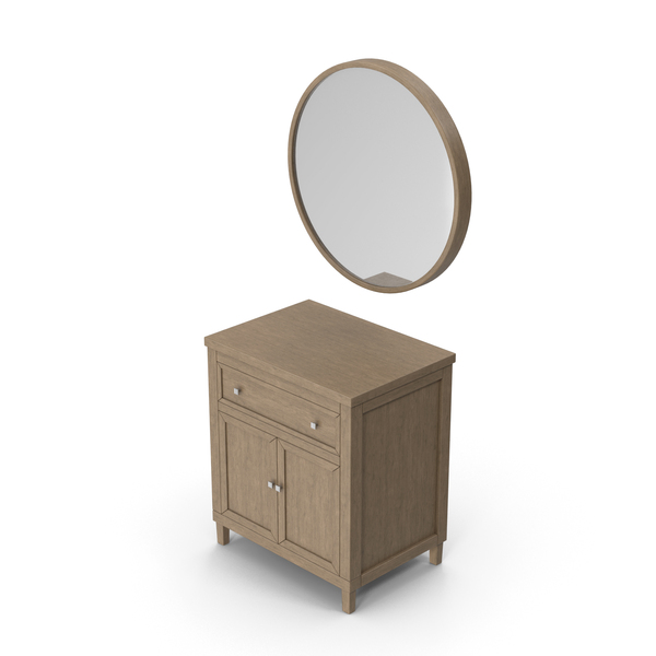 Four Drawer Dresser: Cabinet With Mirror PNG & PSD Images Four Drawer Dresser: Cabinet With Mirror PNG & PSD Images