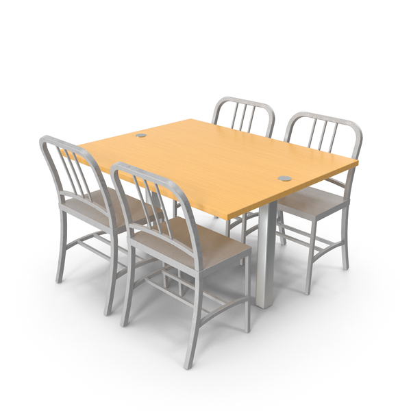 Chair: Cafe Table with Chairs PNG & PSD Images