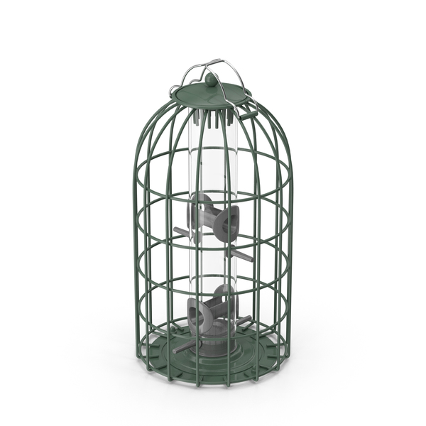 Caged Bird Feeder PNG & PSD Images