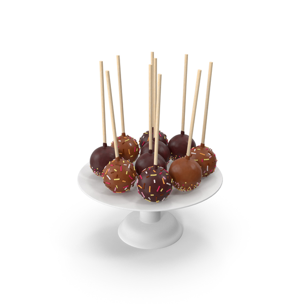 Pop: Cake Pops In A Vase PNG & PSD Images
