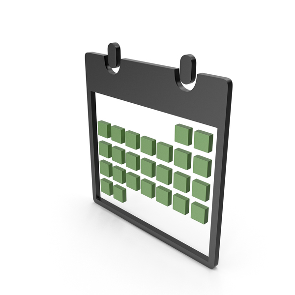 Calendar Black and Green Symbol PNG & PSD Images Calendar Black and Green Symbol PNG & PSD Images