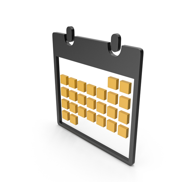 Calendar Black and Yellow Symbol PNG & PSD Images Calendar Black and Yellow Symbol PNG & PSD Images