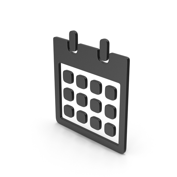 Calendar Black Symbol PNG & PSD Images