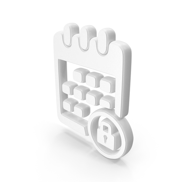 Symbols: Calendar Day Event Lock Symbol White PNG & PSD Images Symbols: Calendar Day Event Lock Symbol White PNG & PSD Images