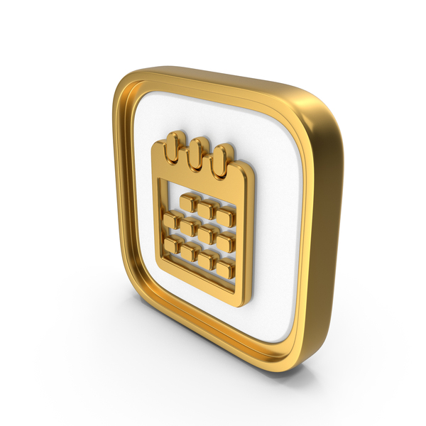 Symbols: Calendar Square Coin PNG & PSD Images