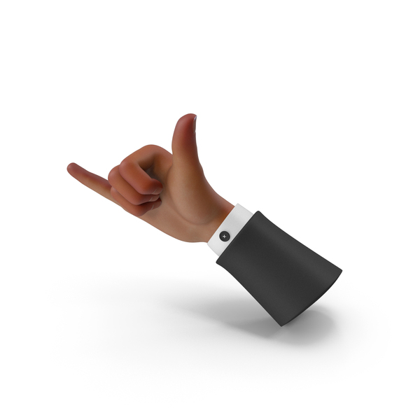 Cartoon: Call Right Hand Gesture PNG & PSD Images