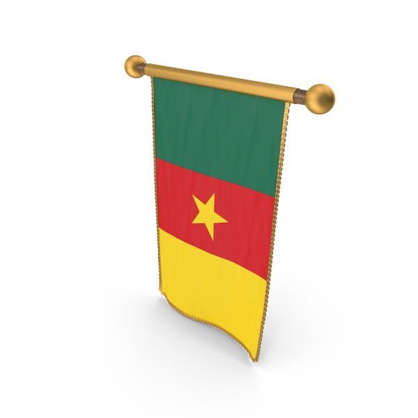 Cameroon Country Hanging Flag Design PNG & PSD Images Cameroon Country Hanging Flag Design PNG & PSD Images