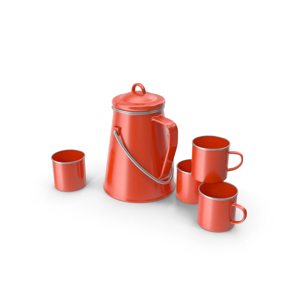 Coffee Pot: Camping Cookware PNG & PSD Images