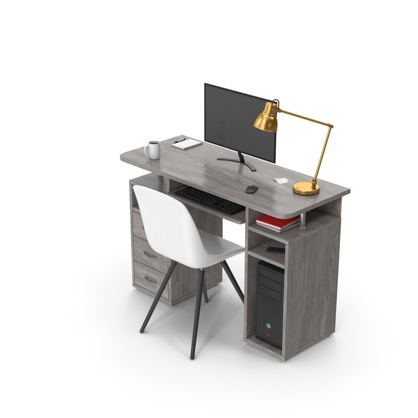 Camputer: Gray Computer Desk Set PNG & PSD Images Camputer: Gray Computer Desk Set PNG & PSD Images