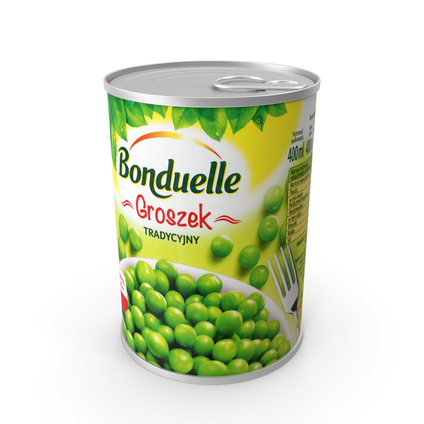 Canned Goods: Can Bonduelle Green Peas 400ml PNG & PSD Images Canned Goods: Can Bonduelle Green Peas 400ml PNG & PSD Images
