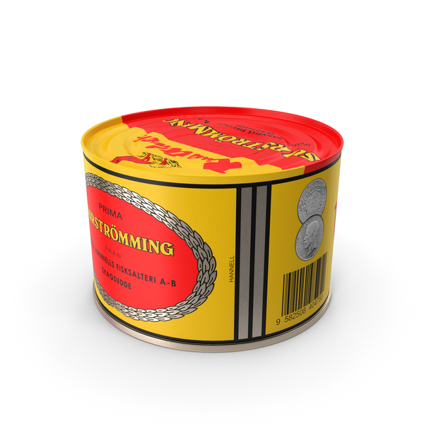 Tin: Can of Surstromming Fermented Fish 850g PNG & PSD Images Tin: Can of Surstromming Fermented Fish 850g PNG & PSD Images