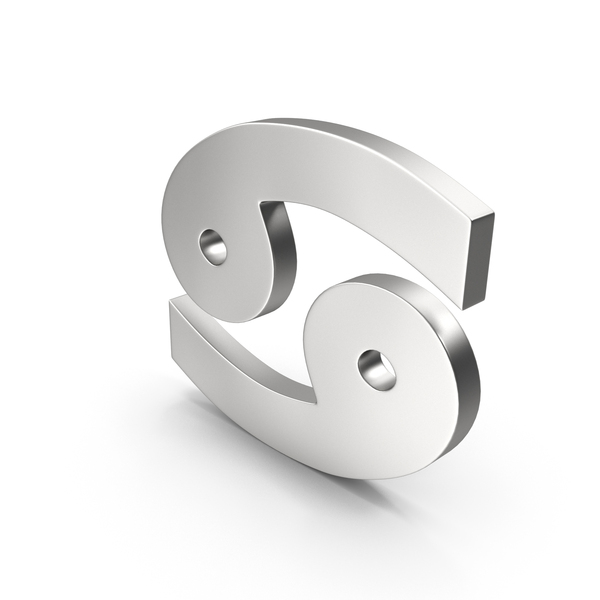 Cancer Astrology Symbol Silver PNG & PSD Images