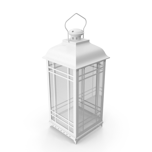 Candle Lantern Large White PNG & PSD Images Candle Lantern Large White PNG & PSD Images