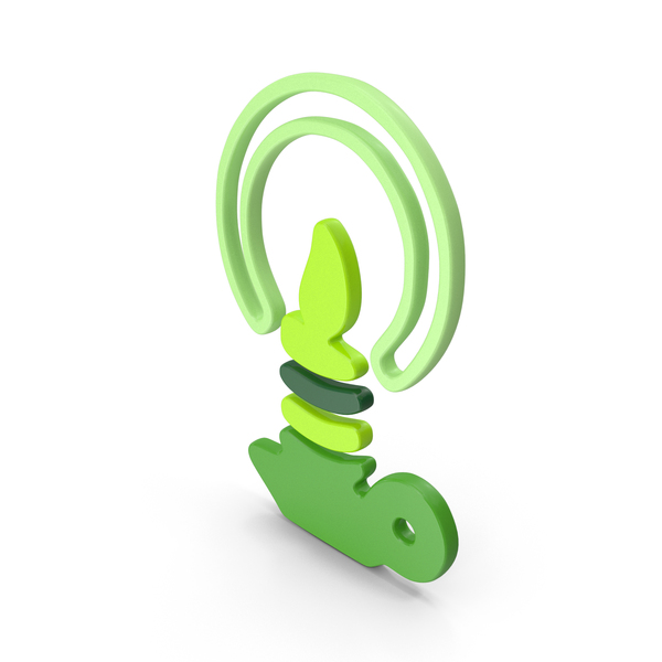 Logo: Candle Symbol Green PNG & PSD Images