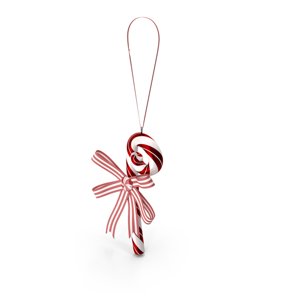 Ornament: Candy Cane Christmas Tree Toy PNG & PSD Images