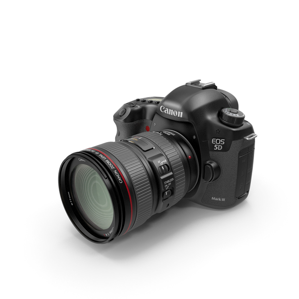 Slr Camera: Canon EOS 5D Mark III EF 24-105mm PNG & PSD Images