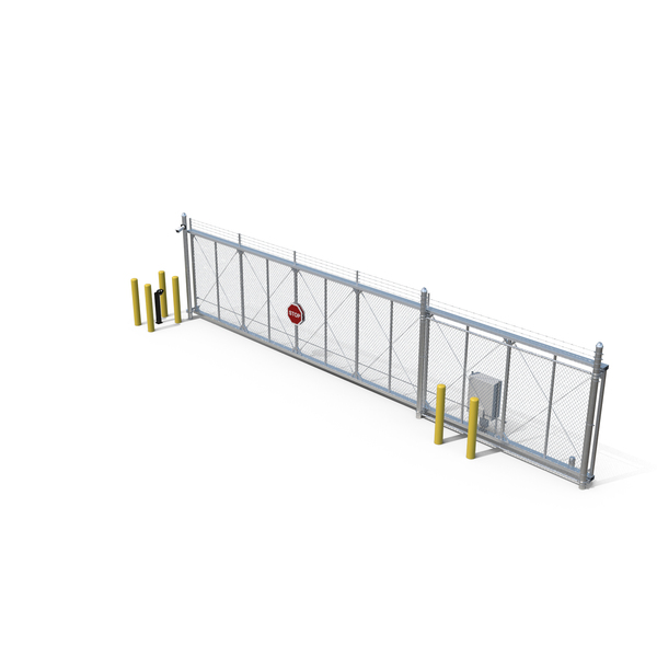 Chain Link Fence: Cantilever Gates PNG & PSD Images Chain Link Fence: Cantilever Gates PNG & PSD Images