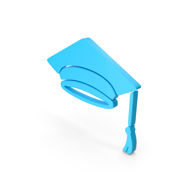 Graduation: Cap Education Symbol Blue PNG & PSD Images Graduation: Cap Education Symbol Blue PNG & PSD Images