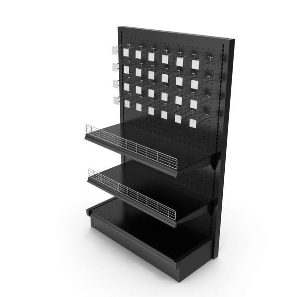 Grocery Display: Cap End Solid Fence Shelf With Hooks PNG & PSD Images Grocery Display: Cap End Solid Fence Shelf With Hooks PNG & PSD Images