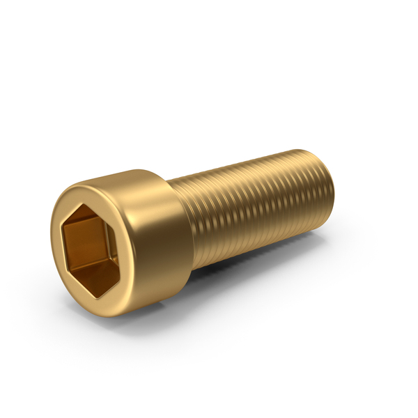 Cap Screw Gold PNG & PSD Images Cap Screw Gold PNG & PSD Images