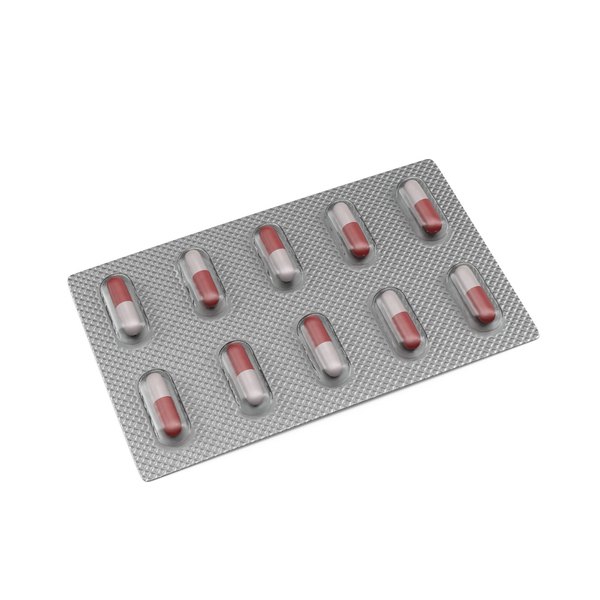 Packaged Medicine: Capsule Pill Blister Pack PNG & PSD Images