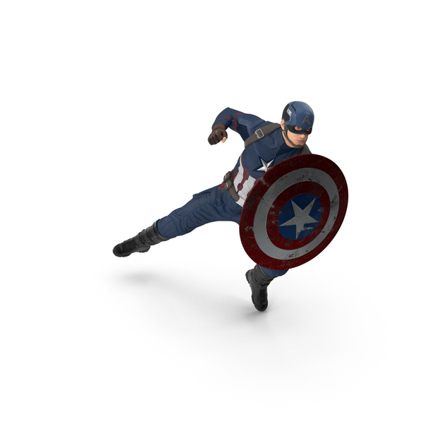 Buckler Shield: Captain America Attack Pose in Shabby Suit PNG & PSD Images Buckler Shield: Captain America Attack Pose in Shabby Suit PNG & PSD Images